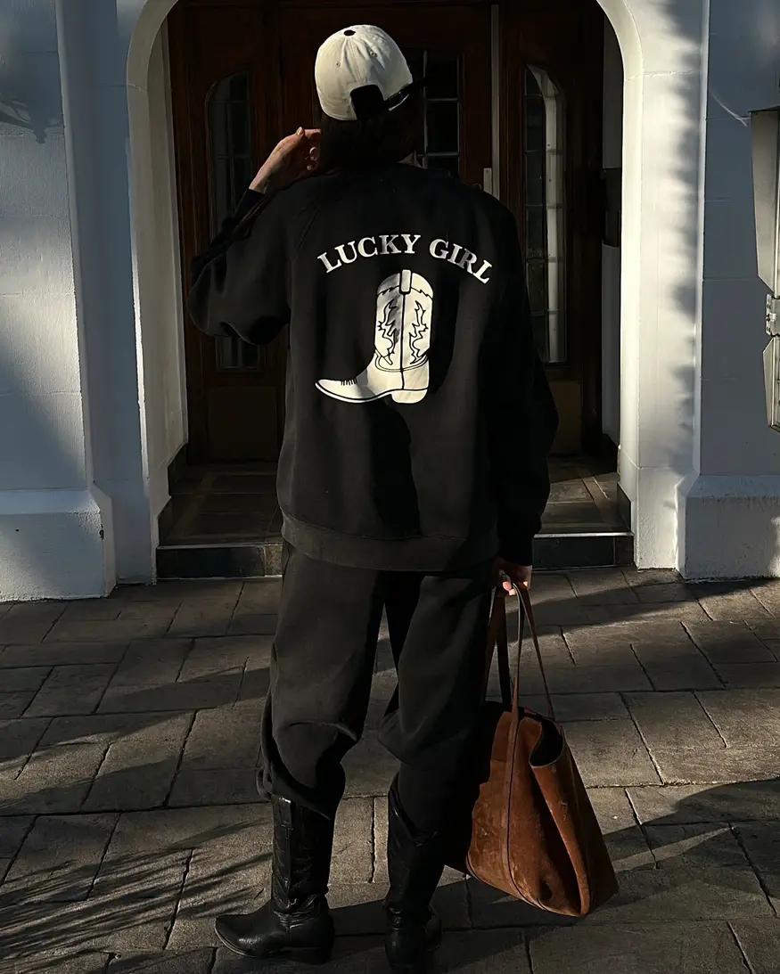 Brunette The Label Lucky Girl NYBF Crew
