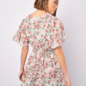Apricot Watercolour Floral Mini