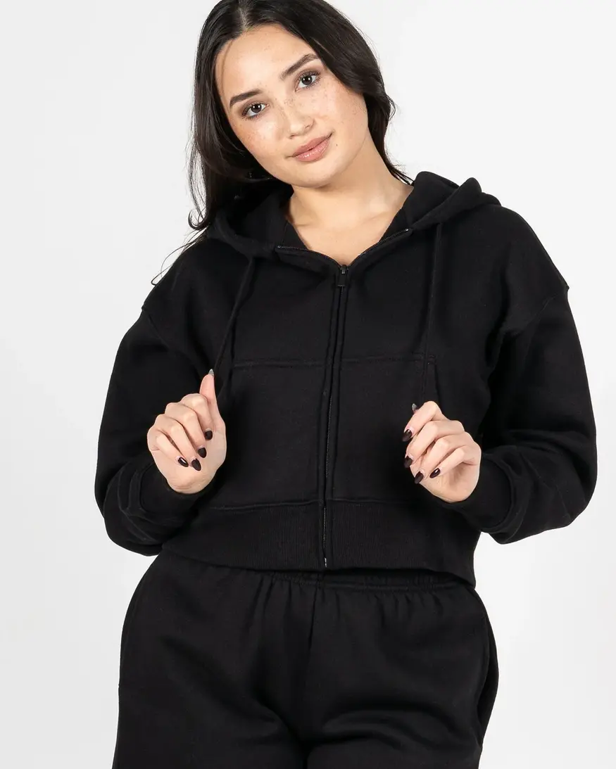 Cest Moi Cotton Zip Hoody