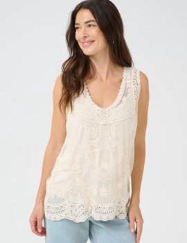Cream Lua Top