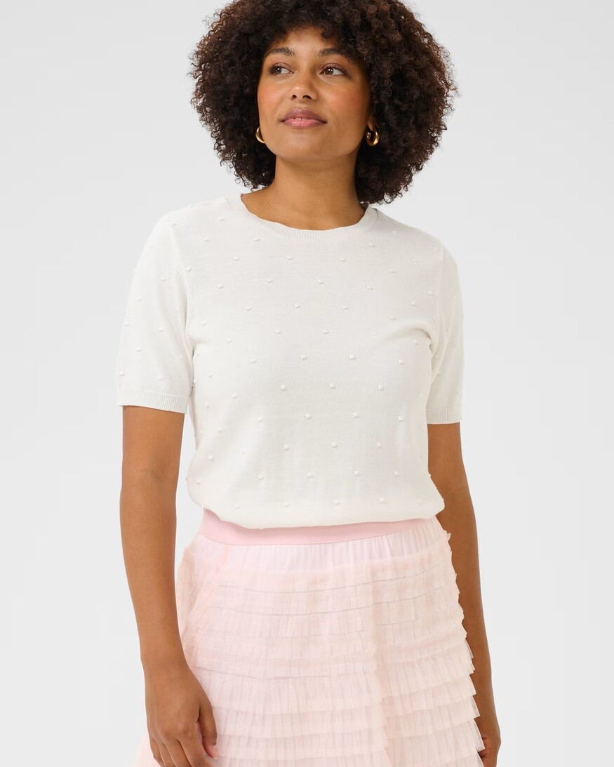 Cream Hanne Knit Pullover