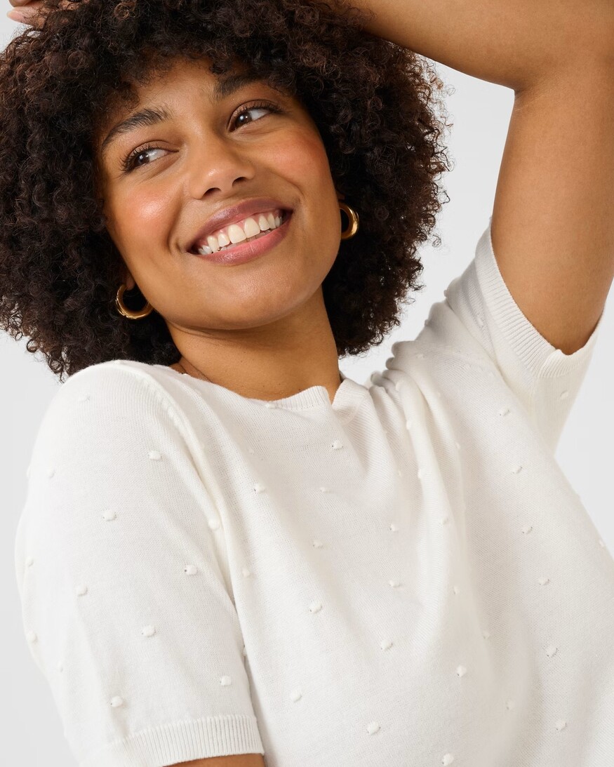 Cream Hanne Knit Pullover