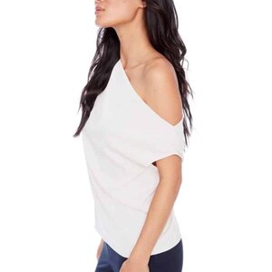 Tyler Madison Lily Satin Assymetric Top