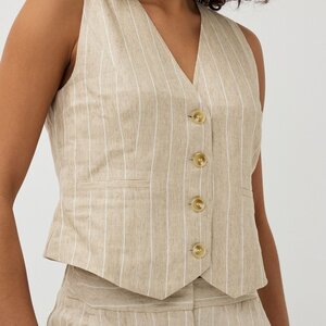 Esqualo Adine Linen Vest