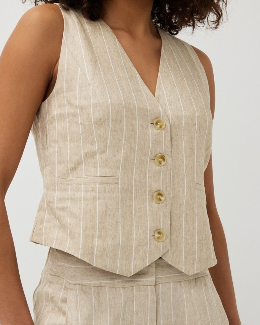 Esqualo Adine Linen Vest
