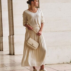 Esqualo Alexis Plisse Skirt