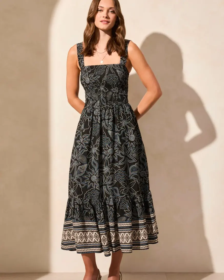 Tribal Remona Lined Maxi Dress
