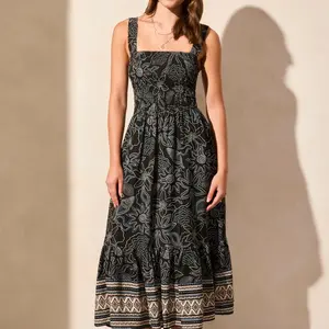 Tribal Remona Lined Maxi Dress