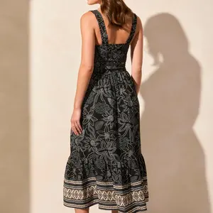 Tribal Remona Lined Maxi Dress