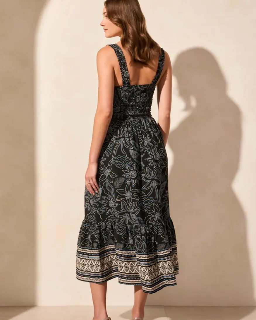 Tribal Remona Lined Maxi Dress