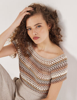 Apricot Amy Crochet Top