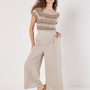 Apricot Amy Crochet Top