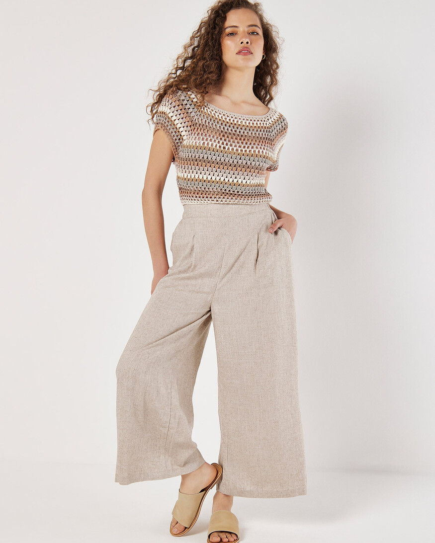 Apricot Amy Crochet Top
