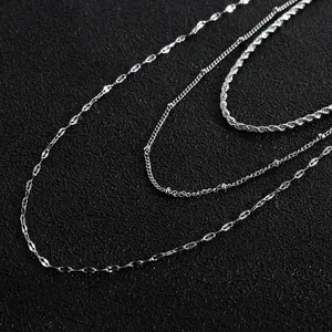 Hackney Nine Zuri Triple Chain Necklace
