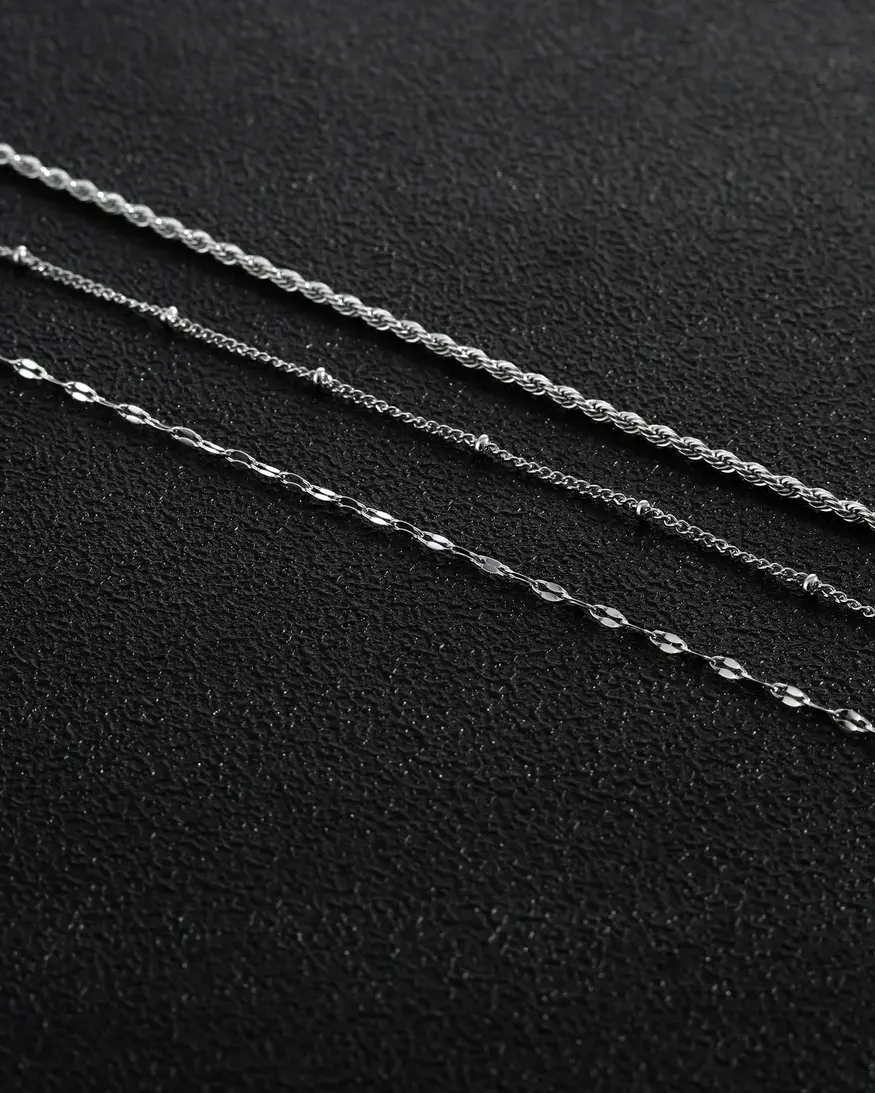 Hackney Nine Zuri Triple Chain Necklace