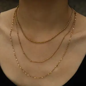 Hackney Nine Zuri Triple Chain Necklace