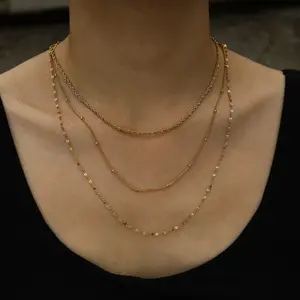 Hackney Nine Zuri Triple Chain Necklace