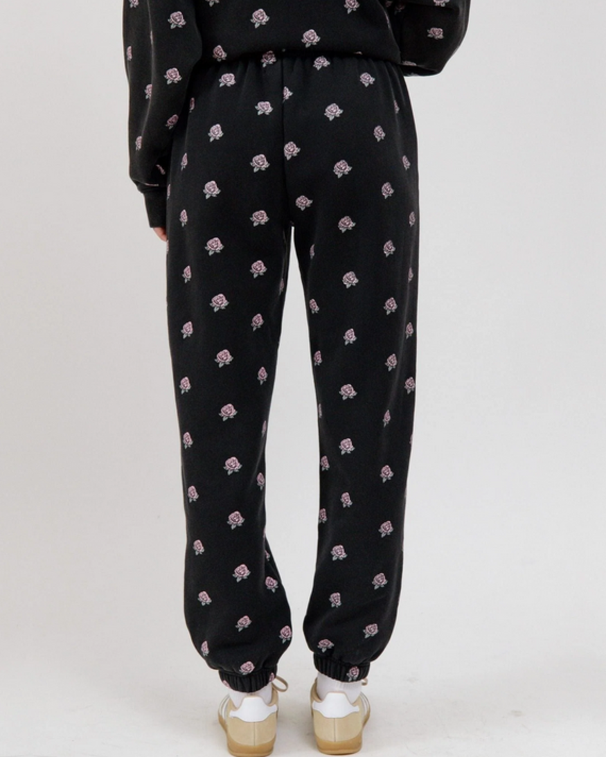 Brunette The Label All Over Flower Jogger