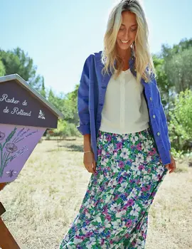 Molly Bracken Long Floral Skirt
