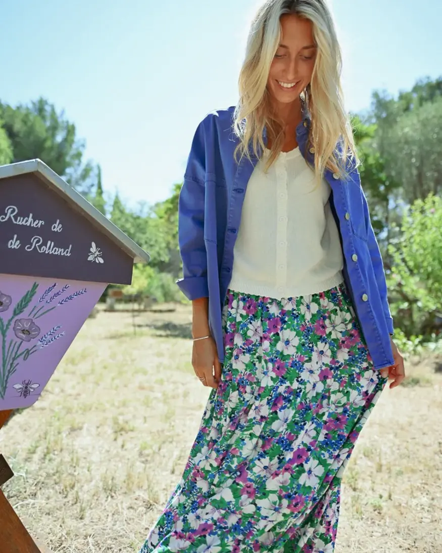Molly Bracken Long Floral Skirt