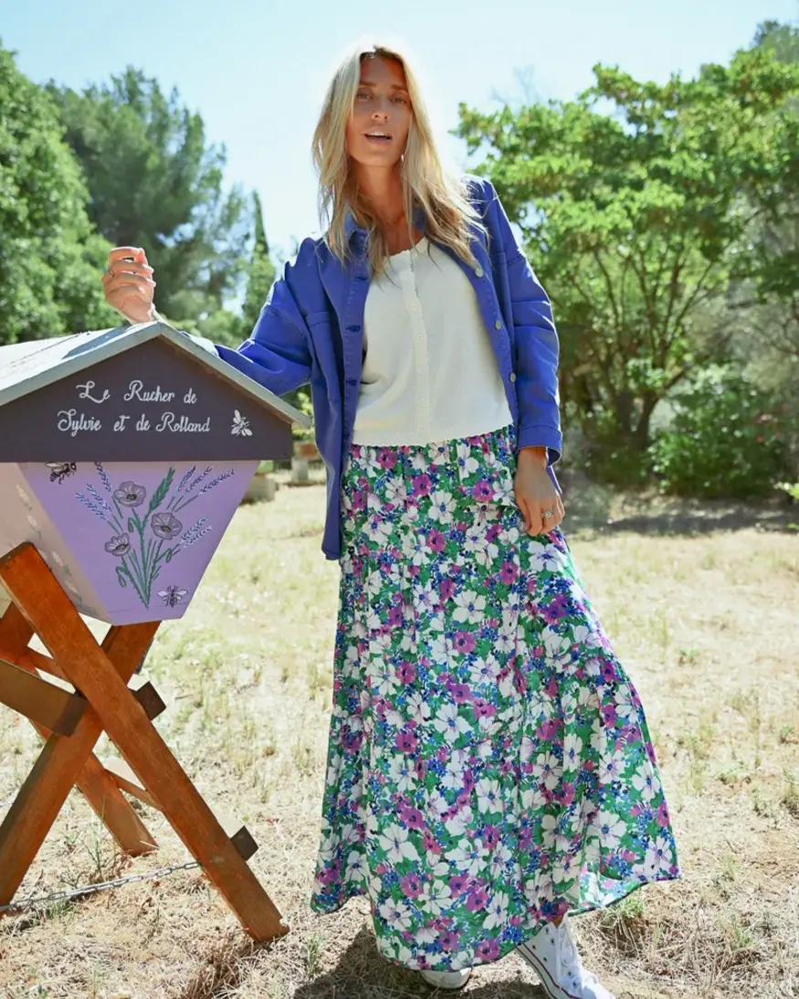 Molly Bracken Long Floral Skirt