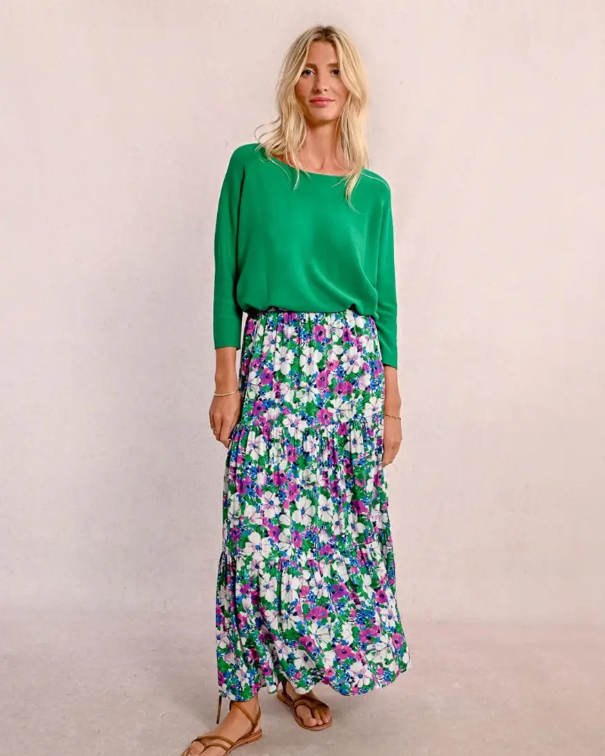 Molly Bracken Long Floral Skirt
