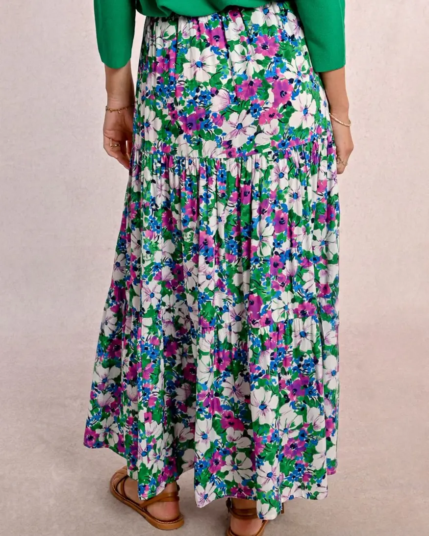 Molly Bracken Long Floral Skirt