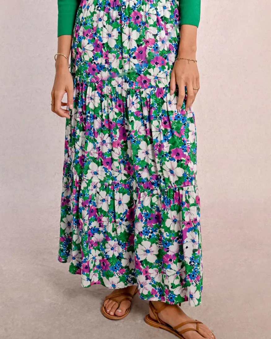 Molly Bracken Long Floral Skirt