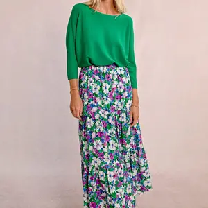 Molly Bracken Long Floral Skirt