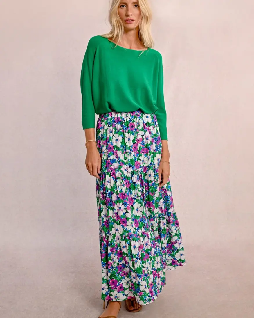 Molly Bracken Long Floral Skirt