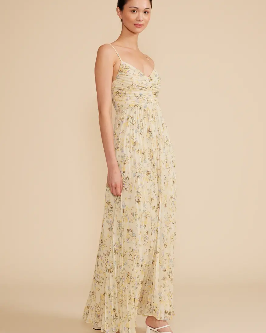 Lucy Paris Rose Pleated Dress