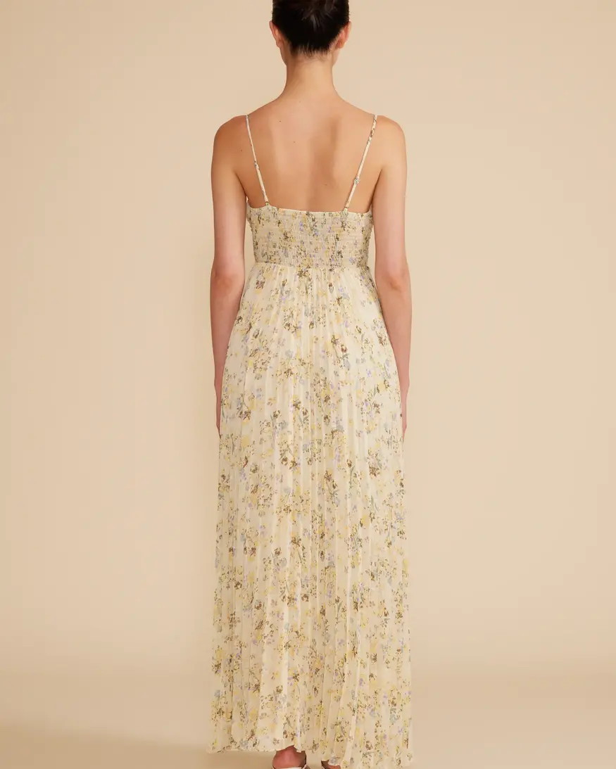 Lucy Paris Rose Pleated Dress