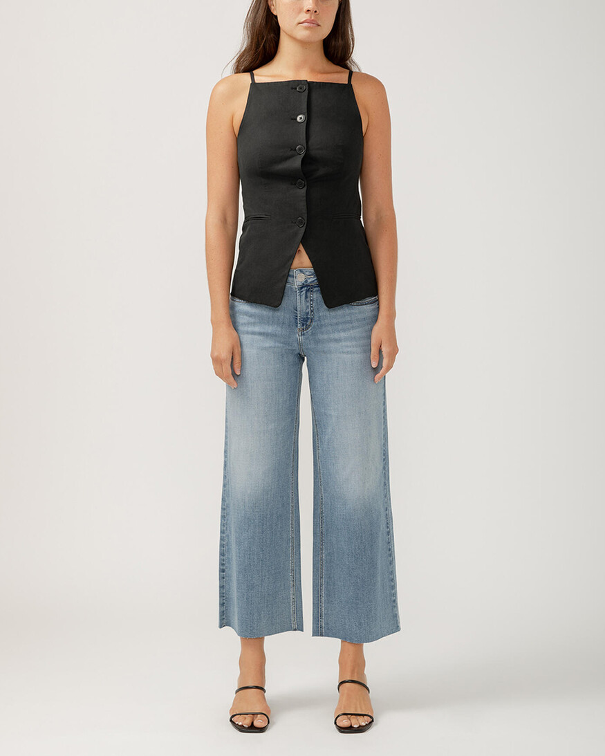 Silver Jeans - For Us Suki MR Ankle Wide Leg