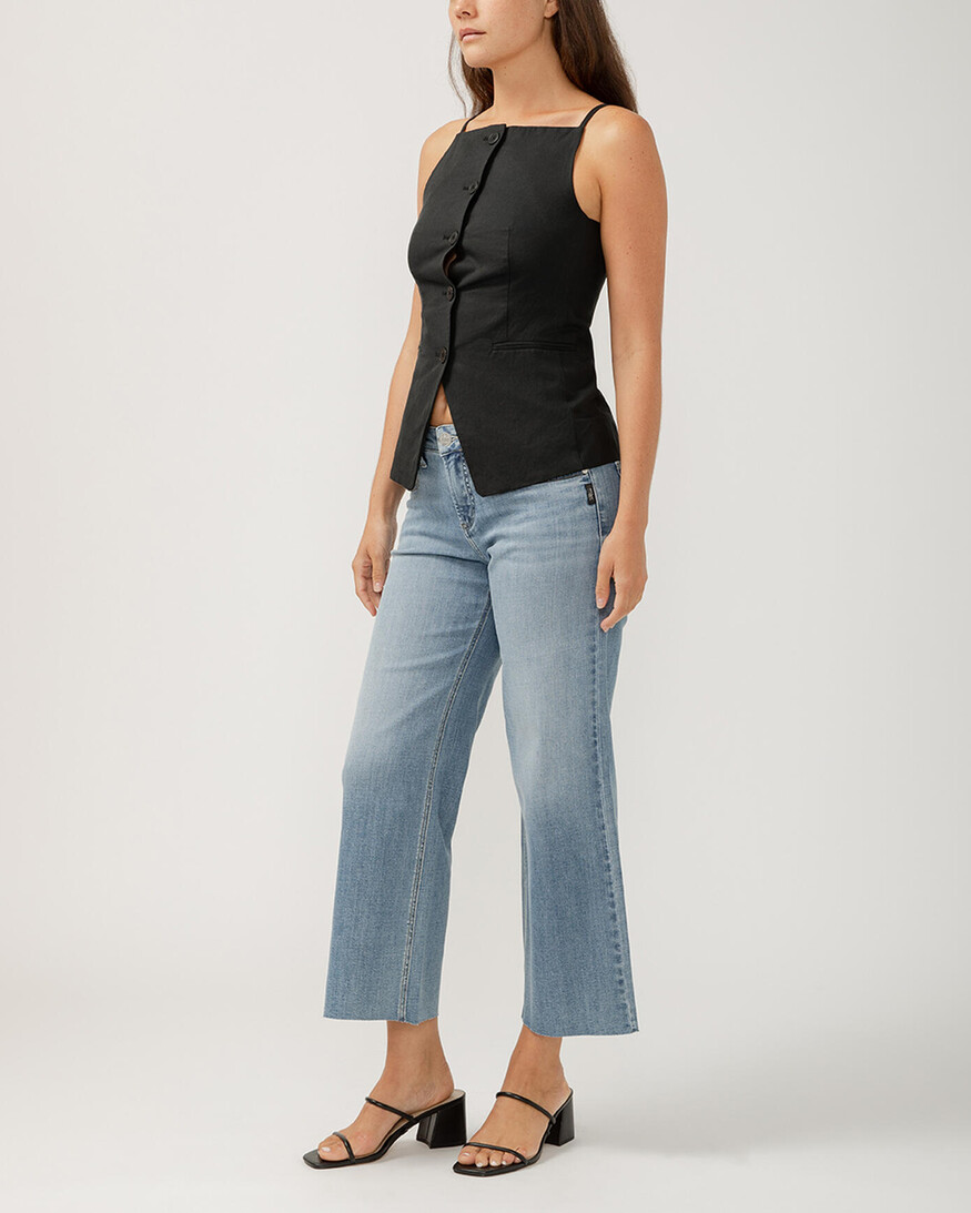 Silver Jeans - For Us Suki MR Ankle Wide Leg