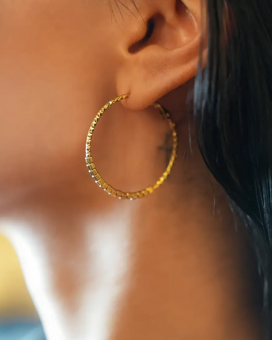 Hackney Nine Hoshika Hoop Earrings