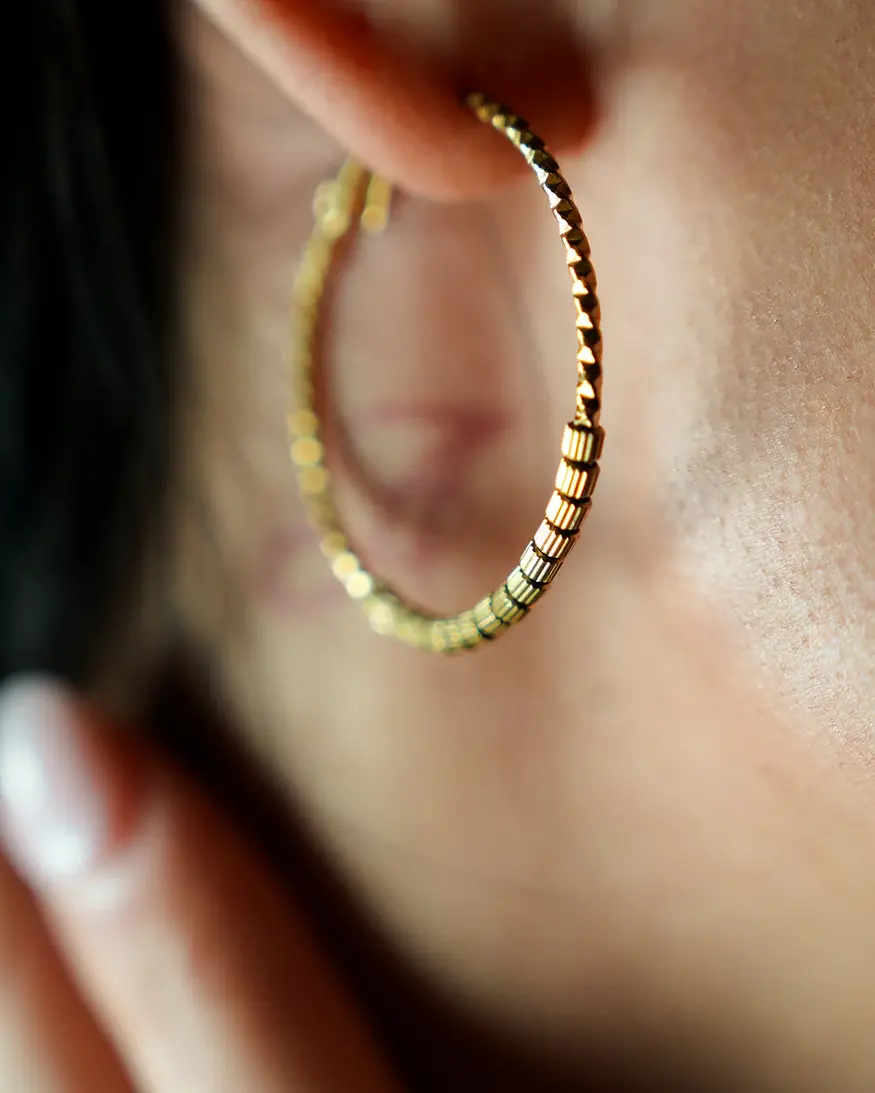Hackney Nine Hoshika Hoop Earrings