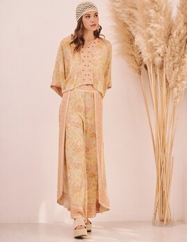 NKN Butterflies Cropped Blouse