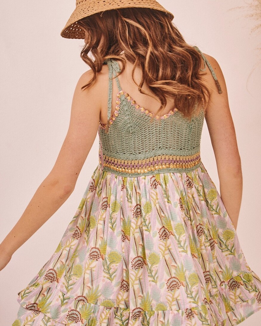 NKN Elaine Crochet Dress