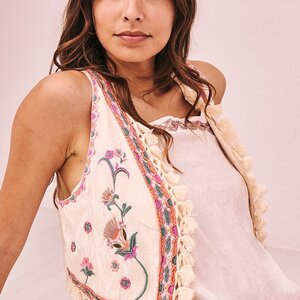 NKN Drea Embroidered Vest