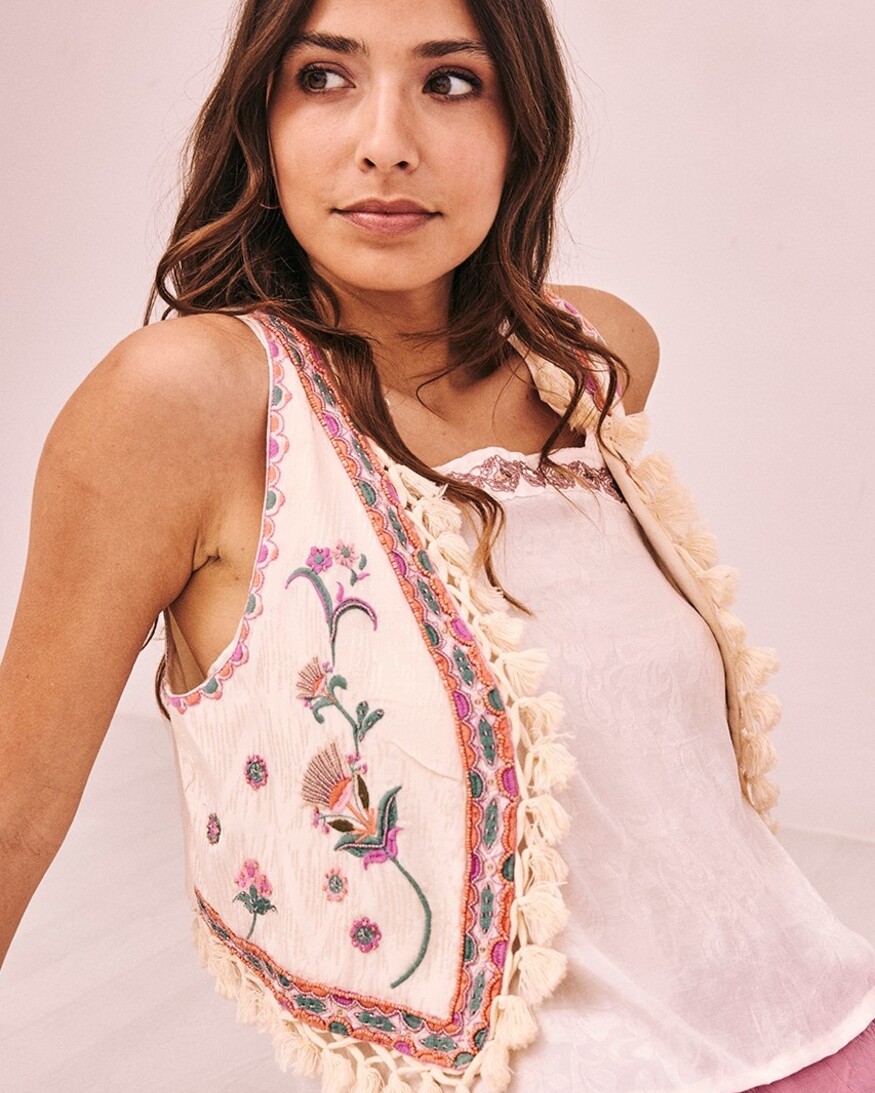 NKN Drea Embroidered Vest