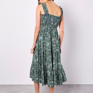 Apricot Amber Smocked Dress