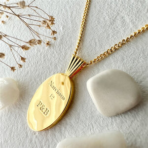 Pika & Bear 'Le Clos Normand' Birth Month Wildflower Necklace