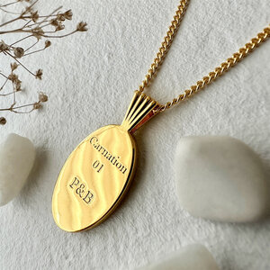 Pika & Bear 'Le Clos Normand' Birth Month Wildflower Necklace