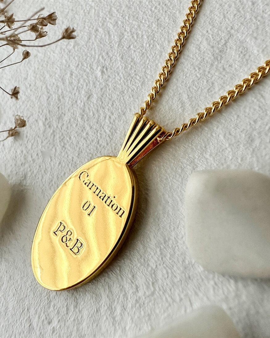 Pika & Bear 'Le Clos Normand' Birth Month Wildflower Necklace