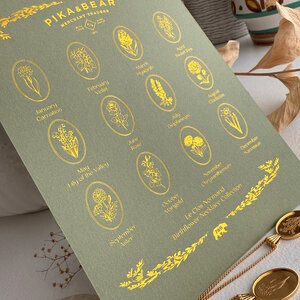 'Le Clos Normand' Birth Month Wildflower Necklace