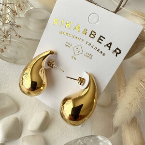 Pika & Bear Kisa Teardrop Earrings