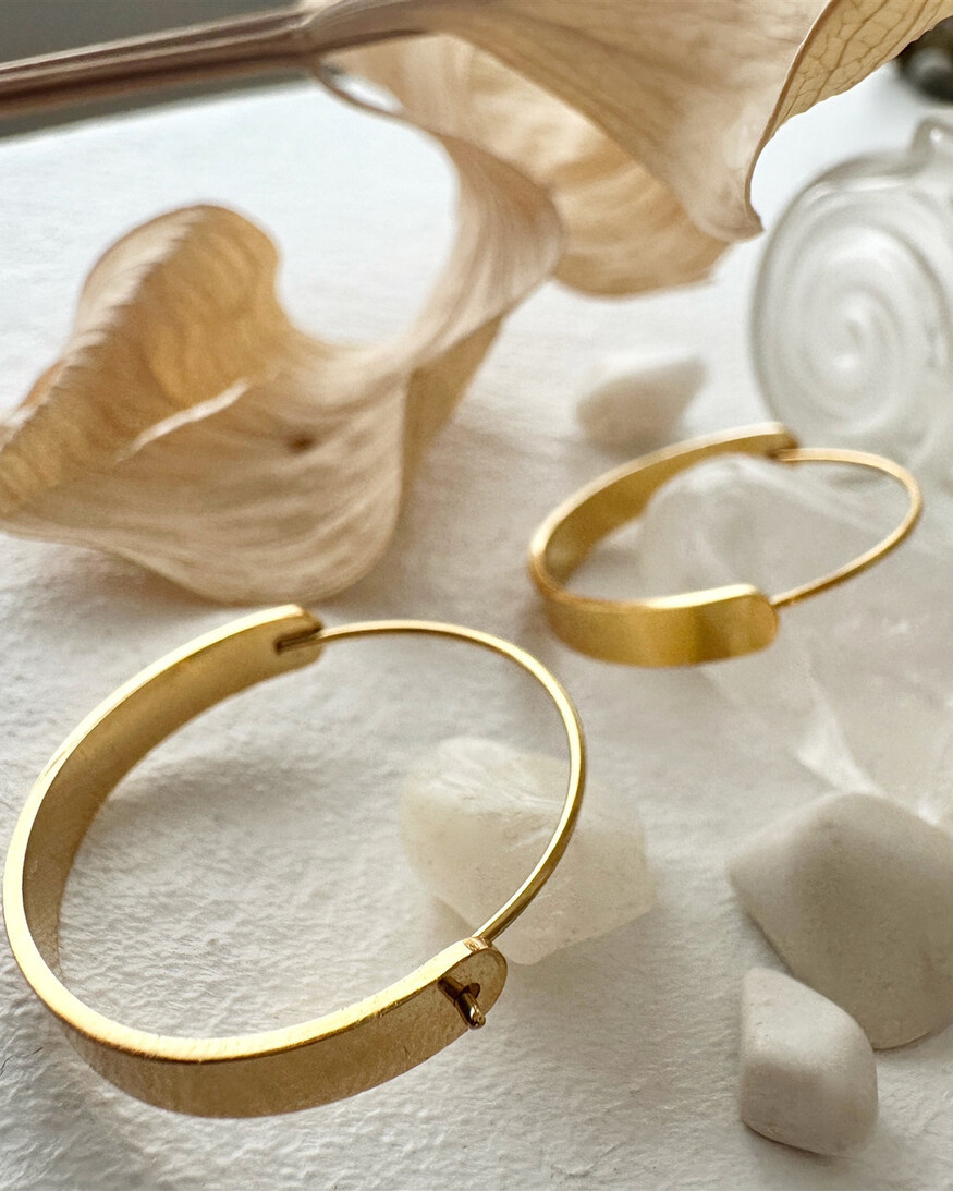 Pika & Bear Torus Hoop Earring