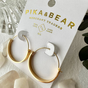 Pika & Bear Torus Hoop Earring