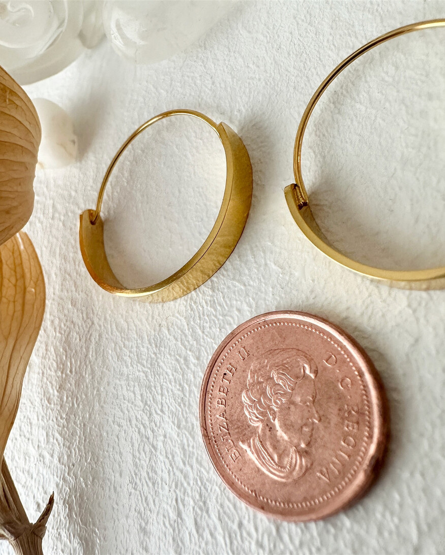 Pika & Bear Torus Hoop Earring