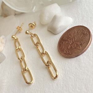 Pika & Bear Montmarte Chain Drop Stud